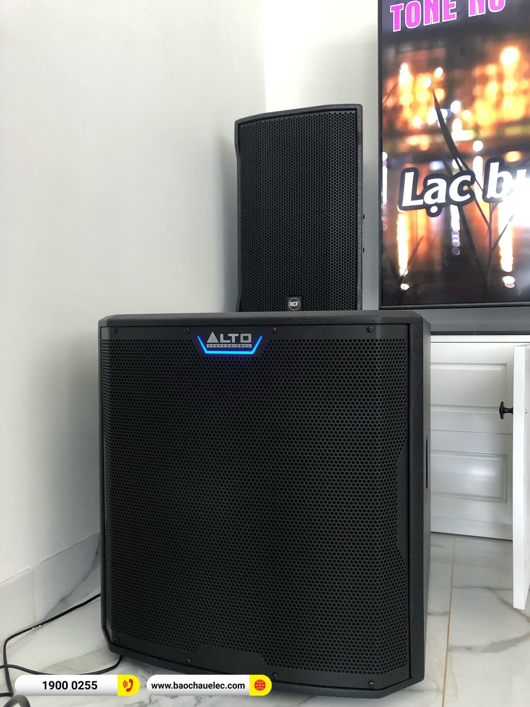 Lắp đặt d&agrave;n karaoke RCF gần 102tr cho anh Đức tại H&agrave; Nội