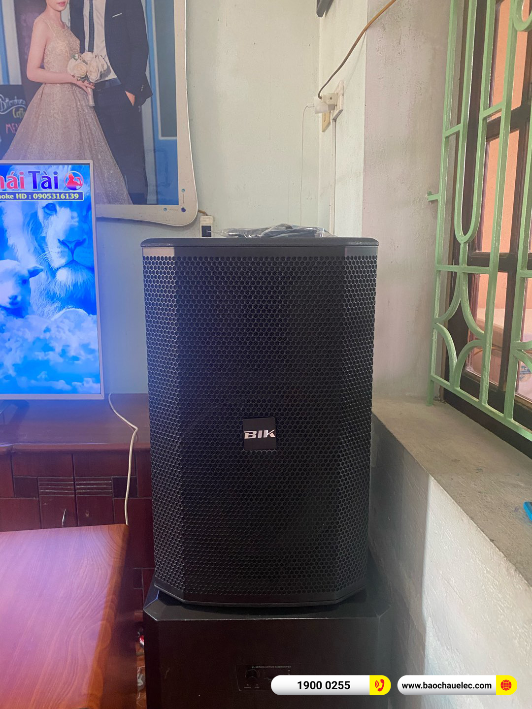 Lắp đặt d&agrave;n karaoke BIK hơn 35tr cho anh Đức tại Nam Định