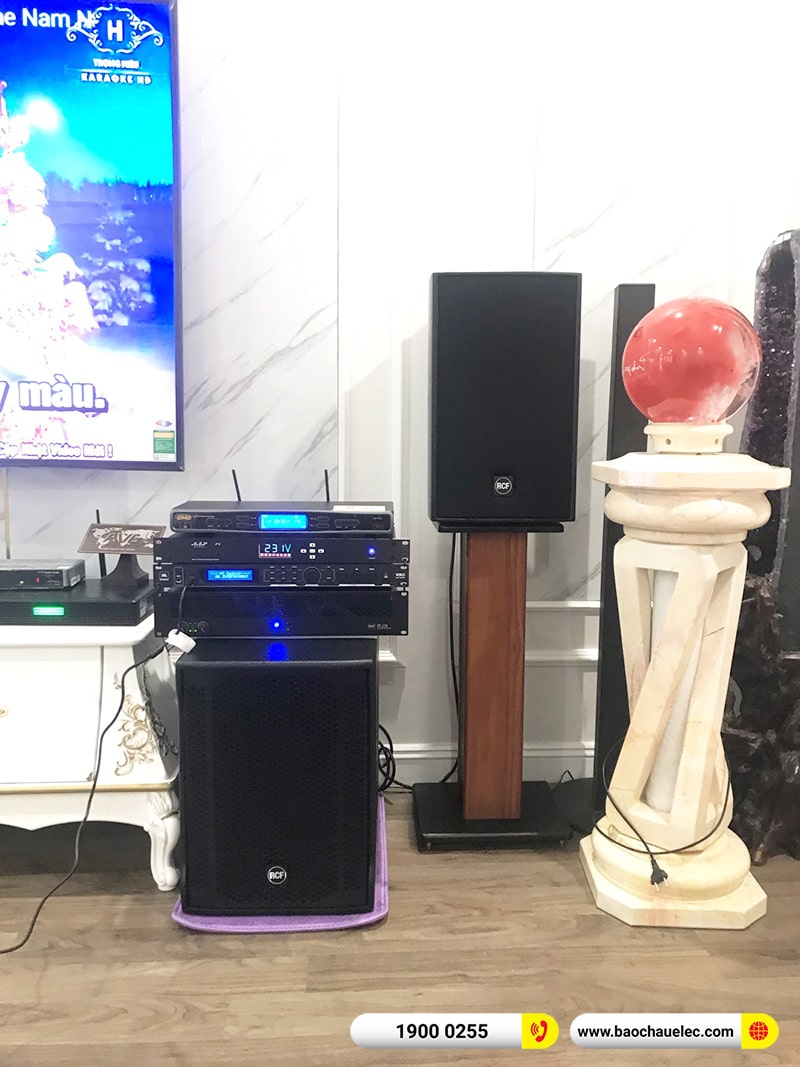Lắp đặt d&agrave;n karaoke RCF hơn 146tr cho anh Dũng tại H&agrave; Nội (RCF C3110-126, IPS 2.5K, JBL VX8, 702AS II, WB-5000S,&hellip;)