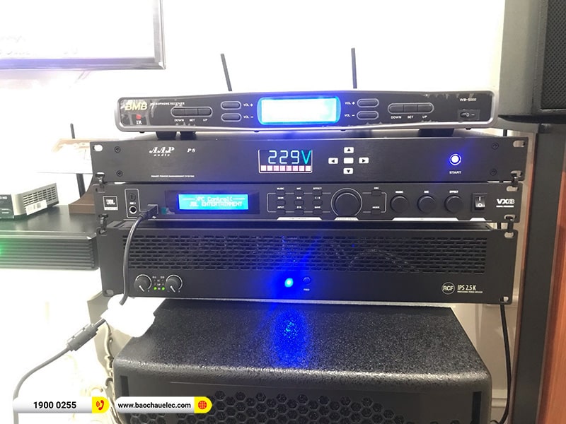 Lắp đặt d&agrave;n karaoke RCF hơn 146tr cho anh Dũng tại H&agrave; Nội (RCF C3110-126, IPS 2.5K, JBL VX8, 702AS II, WB-5000S,&hellip;)