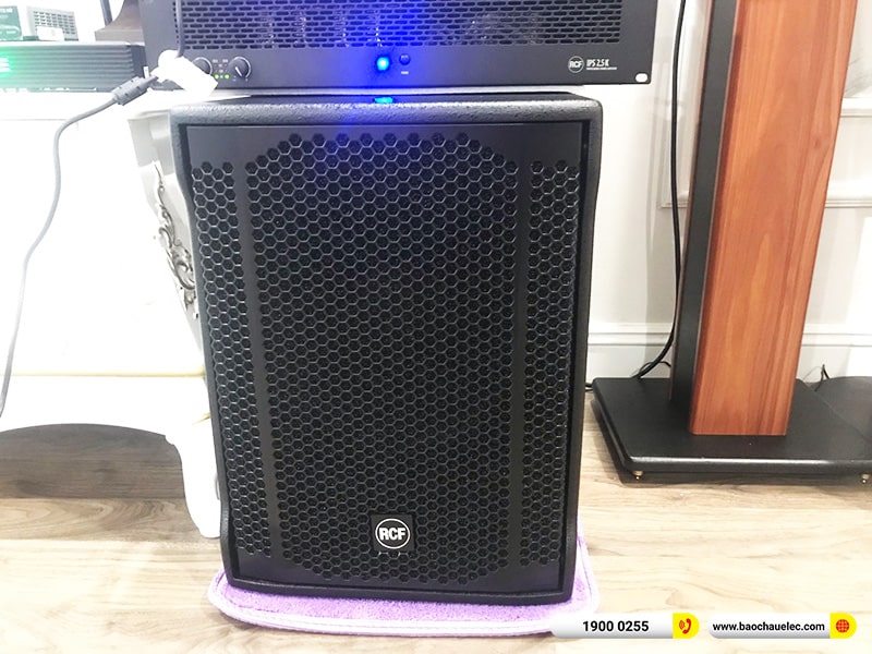 Lắp đặt d&agrave;n karaoke RCF hơn 146tr cho anh Dũng tại H&agrave; Nội (RCF C3110-126, IPS 2.5K, JBL VX8, 702AS II, WB-5000S,&hellip;)