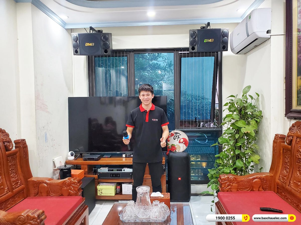 Lắp đặt d&agrave;n karaoke BMB gần 54tr cho anh Dũng tại H&agrave; Nội