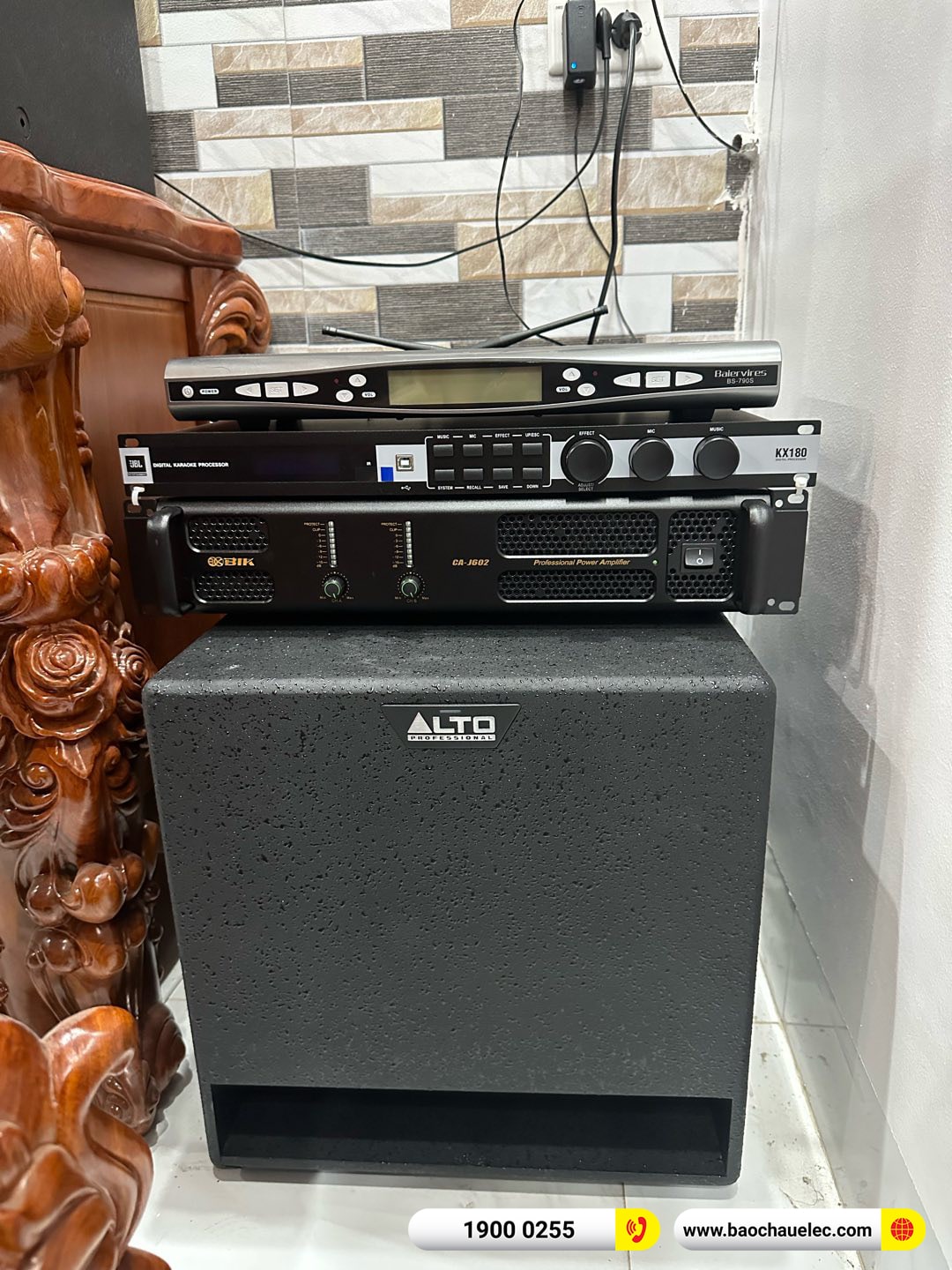 Lắp đặt d&agrave;n karaoke JBL hơn 59tr cho anh Dũng tại Ph&uacute; Thọ 