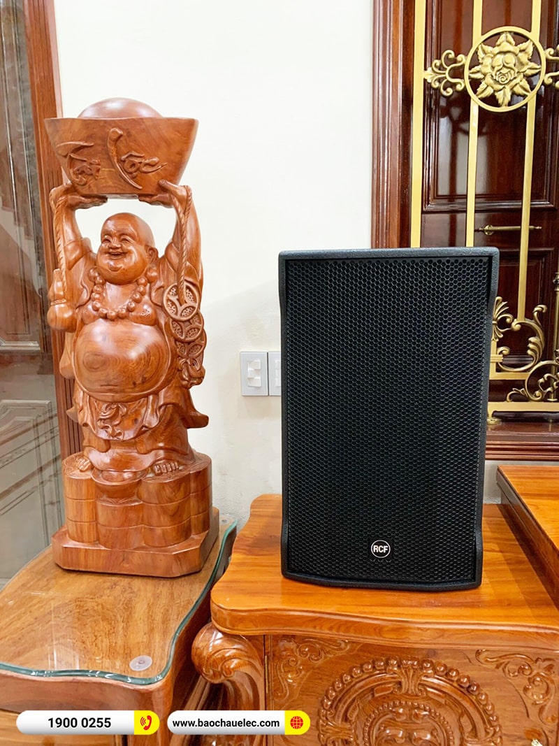 Lắp đặt d&agrave;n karaoke RCF hơn 100tr cho anh Dũng tại Th&aacute;i B&igrave;nh (RCF CMAX 4112, VM1020A, JBL VX8, TS18S, VM200,&hellip;)