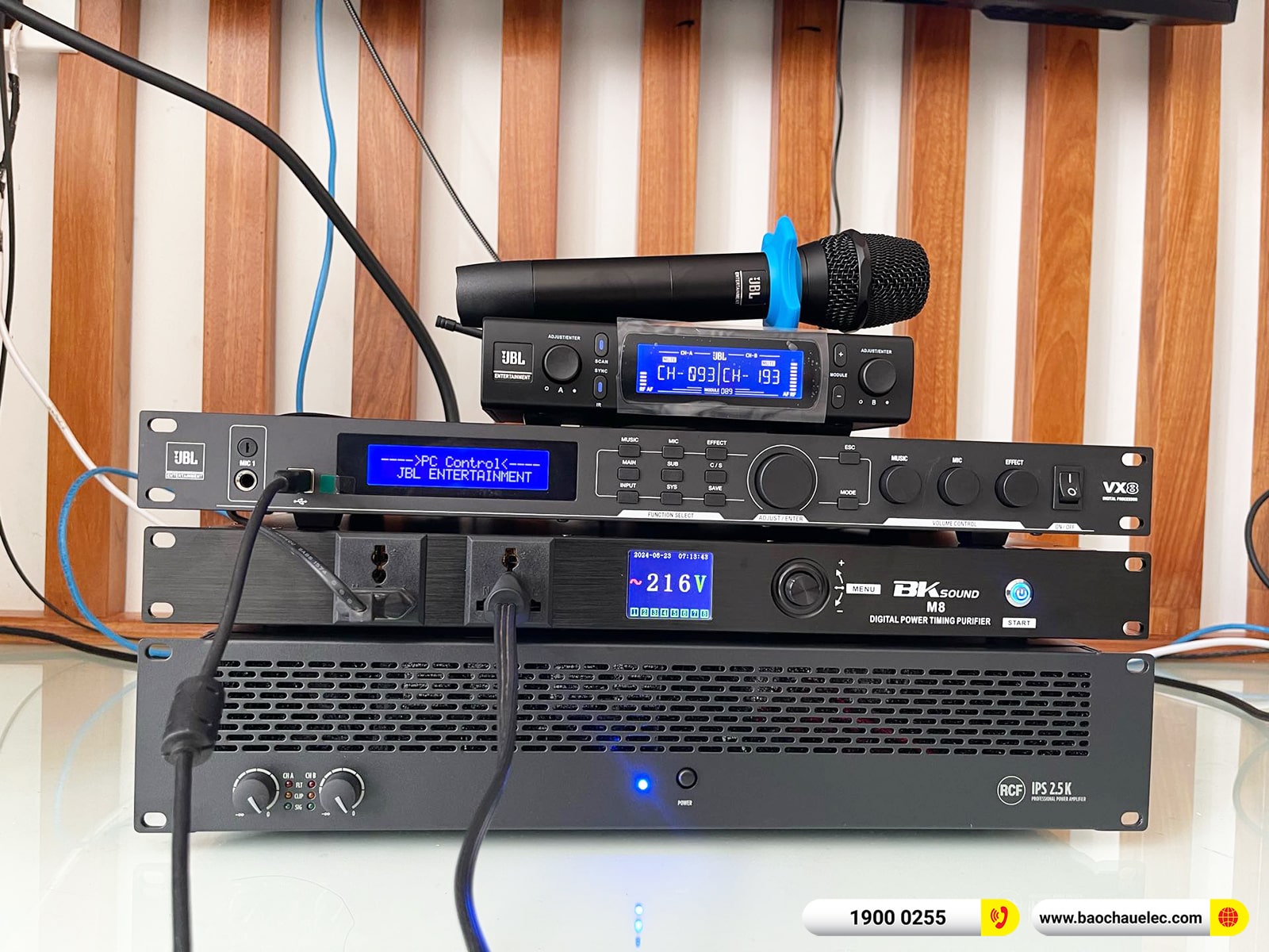 Lắp đặt dàn karaoke RCF hơn 100tr cho anh Dương tại Đồng Nai