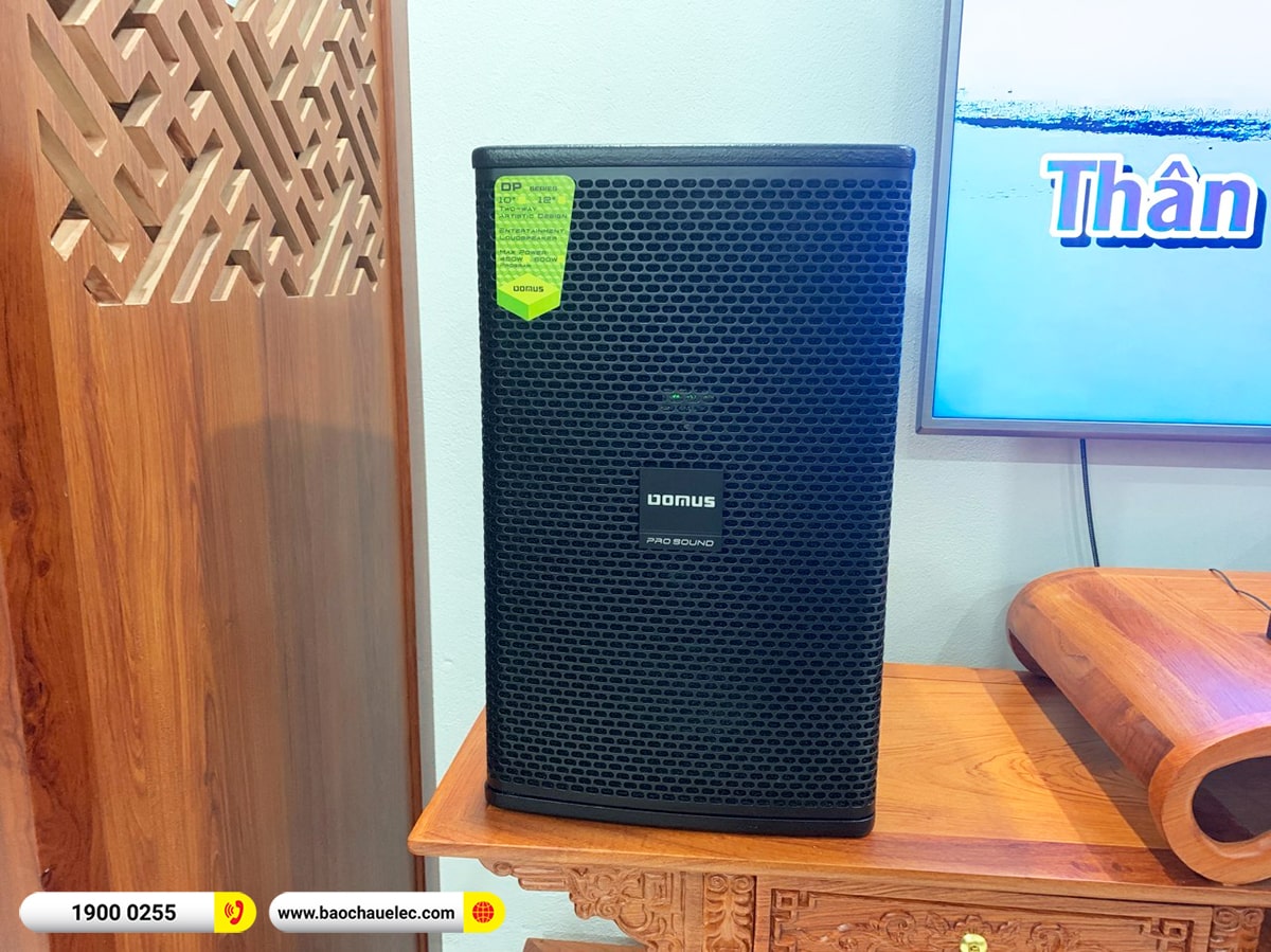 Lắp đặt dàn karaoke Domus hơn 31tr cho anh Dương tại Hà Nội (DP6100 Max, VM420A, KX180A, SW512C, BJ-U500)