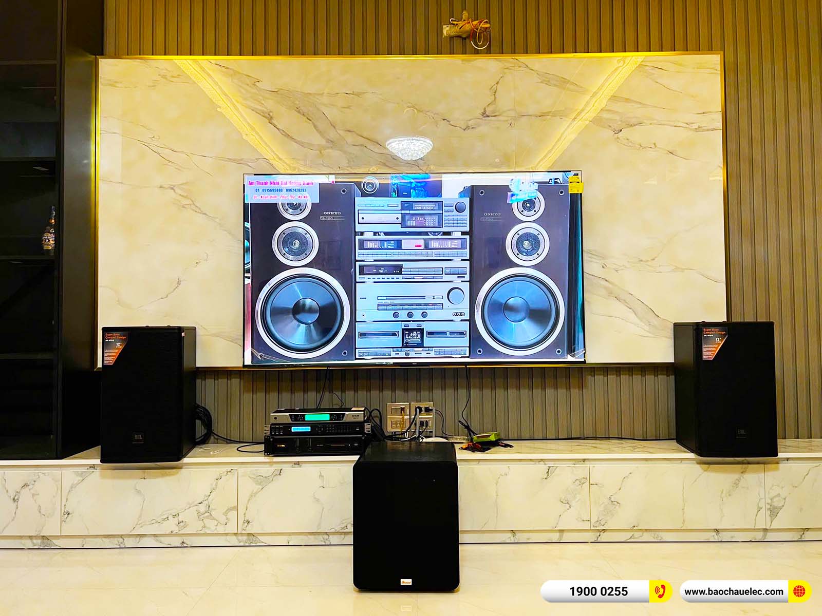 Lắp đặt d&agrave;n karaoke JBL gần 50tr cho anh Dưỡng tại Hưng Y&ecirc;n