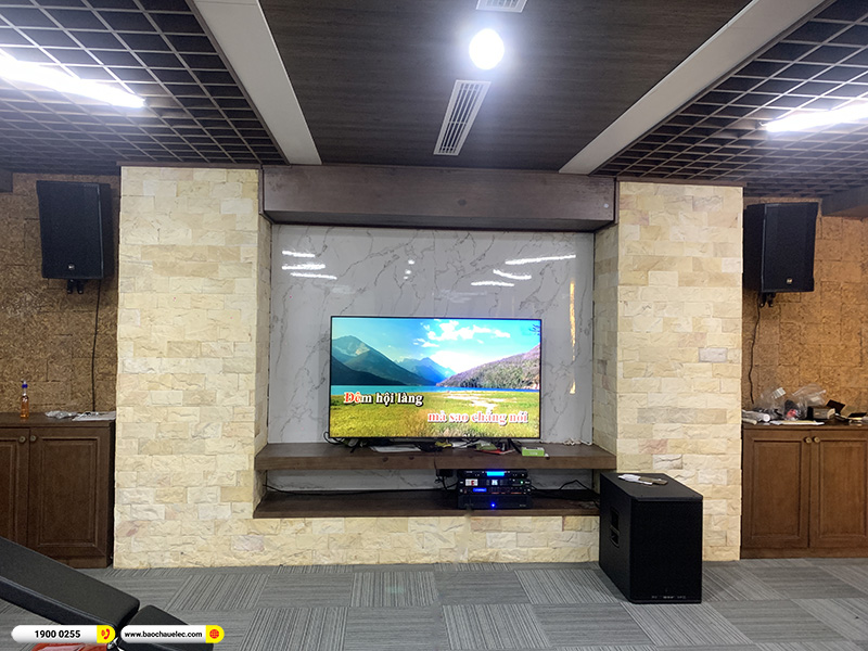 Lắp đặt d&agrave;n karaoke RCF hơn 150tr cho anh Giang tại H&agrave; Nội 