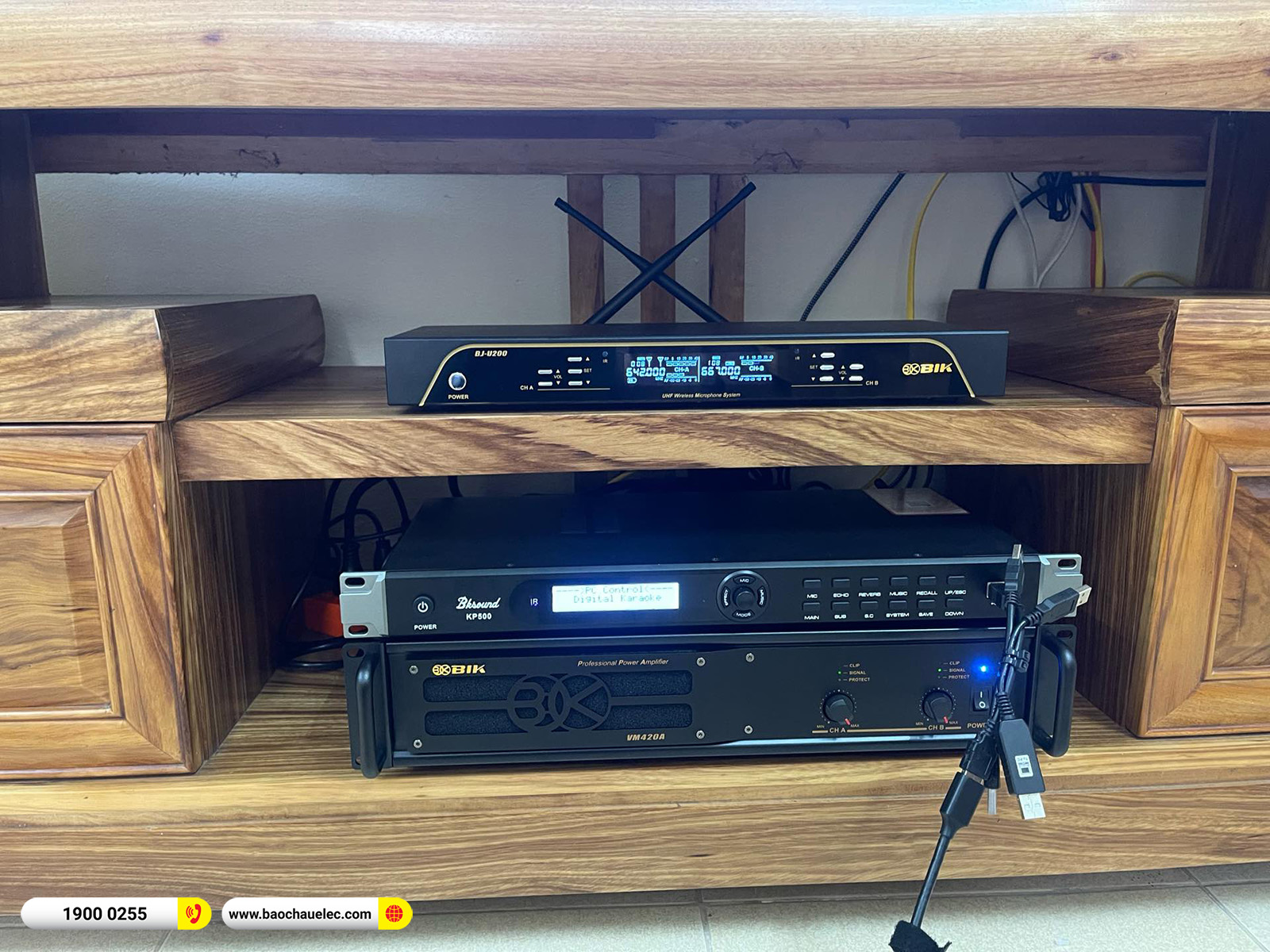 Lắp đặt d&agrave;n karaoke Denon hơn 36tr cho anh Giỏi tại H&agrave; Nội 
