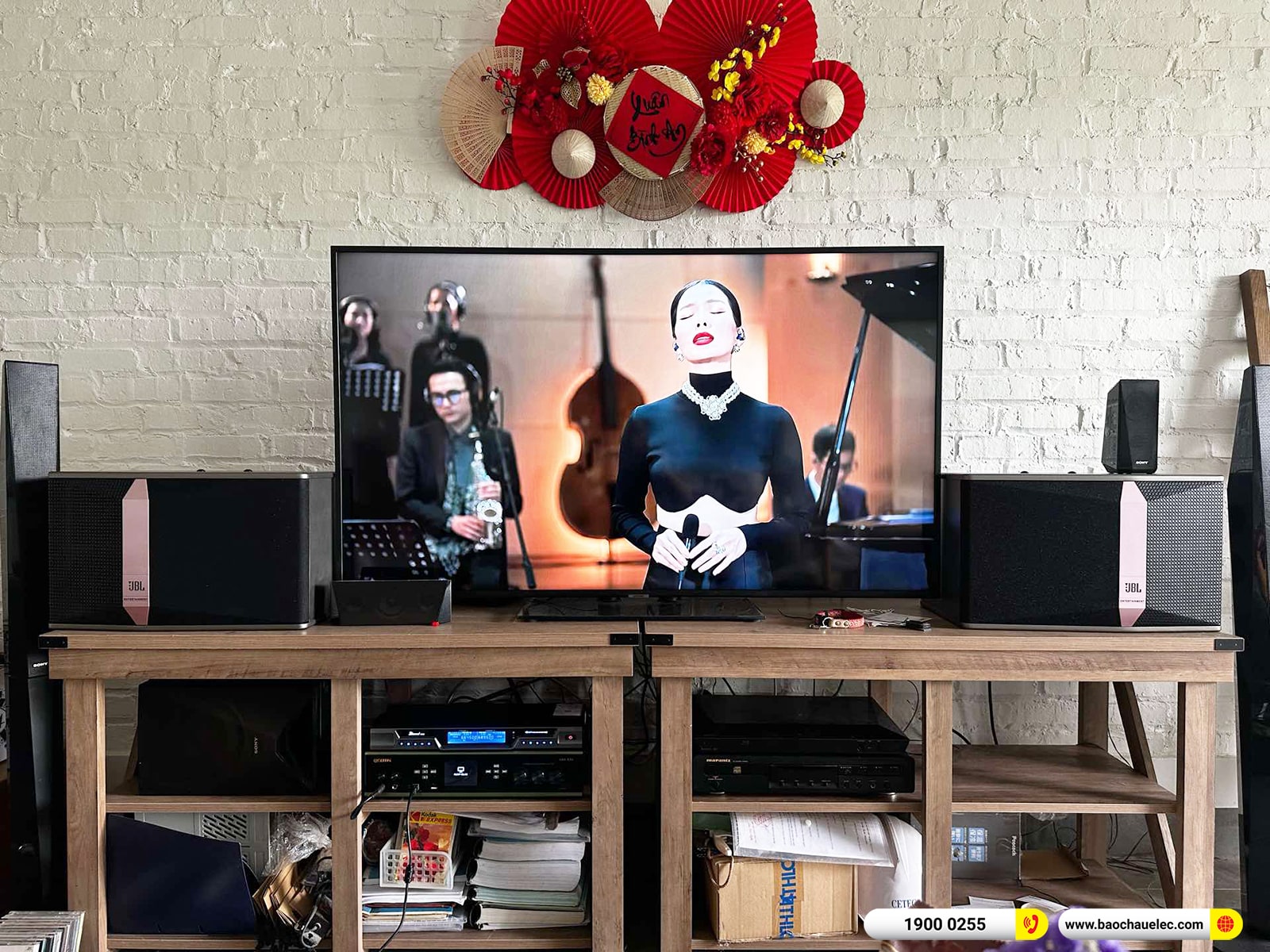Lắp đặt d&agrave;n karaoke JBL hơn 24tr cho anh H&agrave; tại H&agrave; Nội 