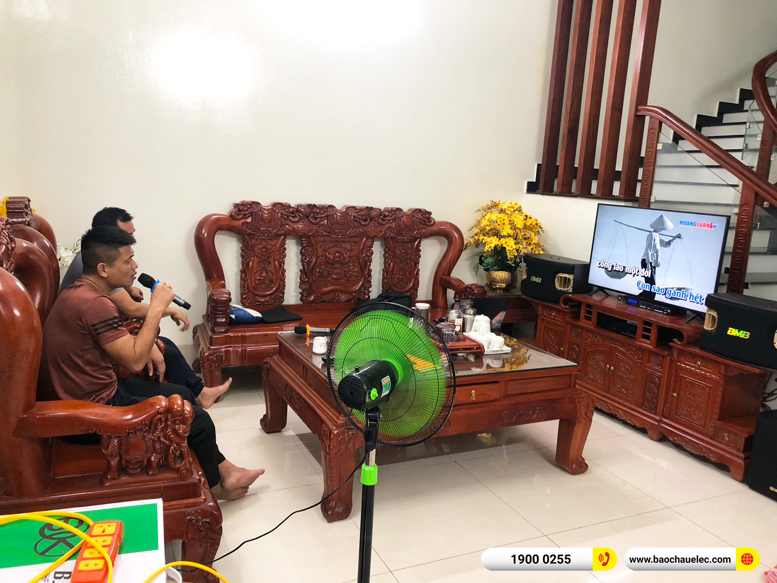 Lắp đặt d&agrave;n karaoke BMB gần 52tr cho anh H&agrave; tại H&agrave; Nội 