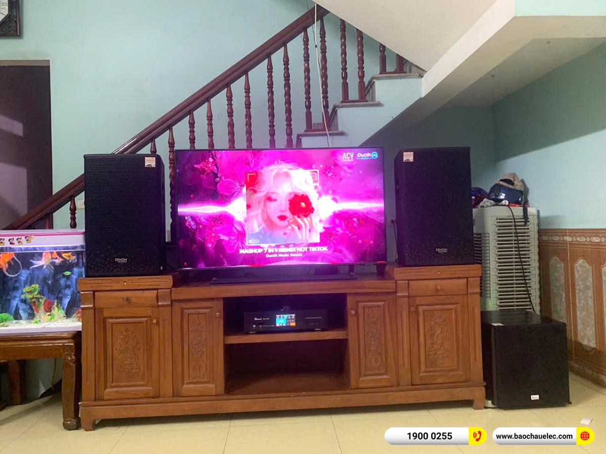 Lắp đặt d&agrave;n karaoke Denon gần 29tr cho anh Hải tại H&agrave; Nội 