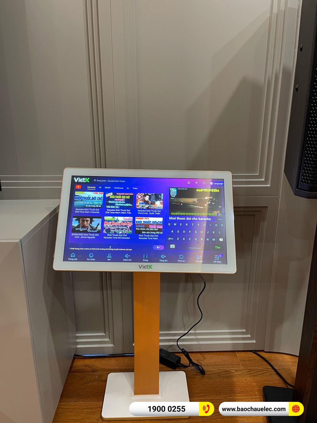Lắp đặt d&agrave;n karaoke RCF gần 107tr cho anh Hải tại H&agrave; Nội
