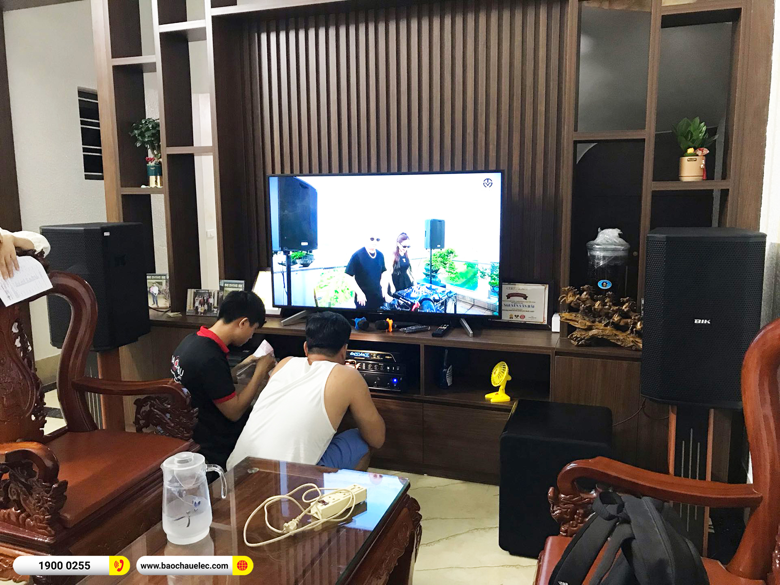 Lắp đặt d&agrave;n karaoke BIK hơn 42tr cho anh Hải tại Nam Định