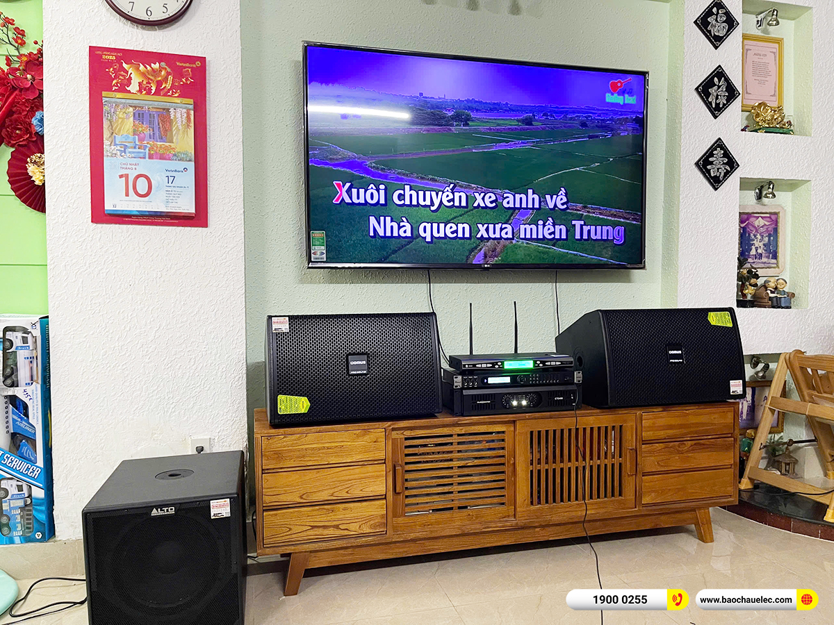 Lắp đặt d&agrave;n karaoke Domus hơn 41tr cho anh Hiển tại Cần Thơ