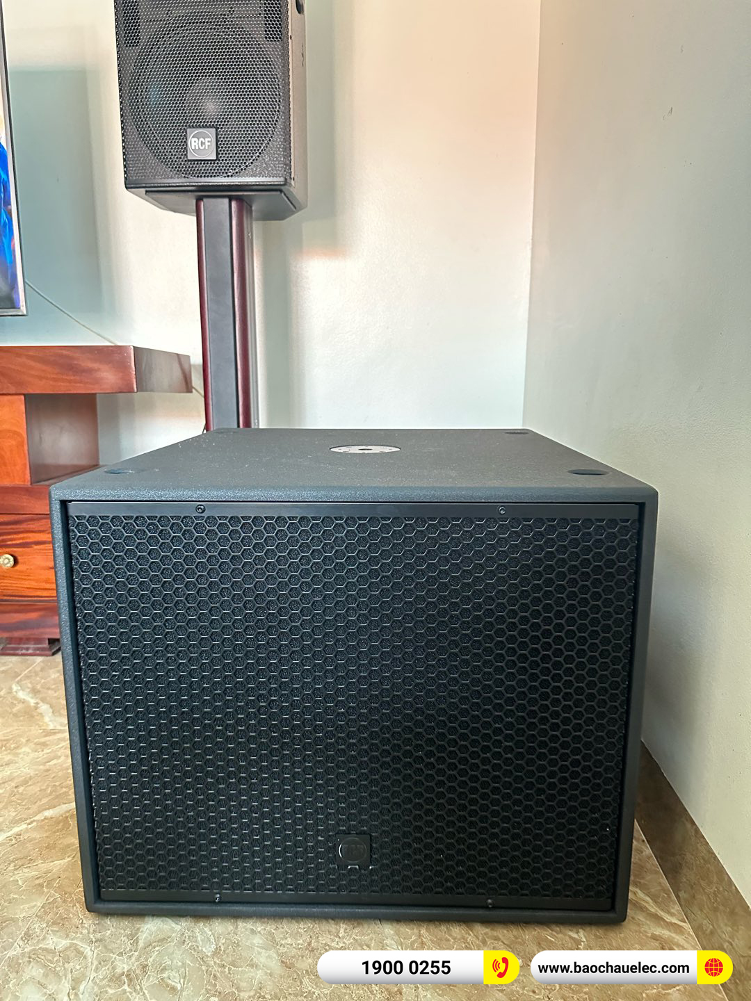 Lắp đặt d&agrave;n karaoke RCF hơn 204tr cho anh Hiến tại H&agrave; Nội