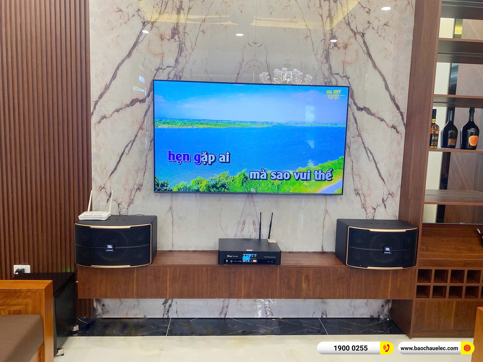 Lắp đặt d&agrave;n karaoke JBL hơn 26tr cho anh Hiện tại Nam Định 