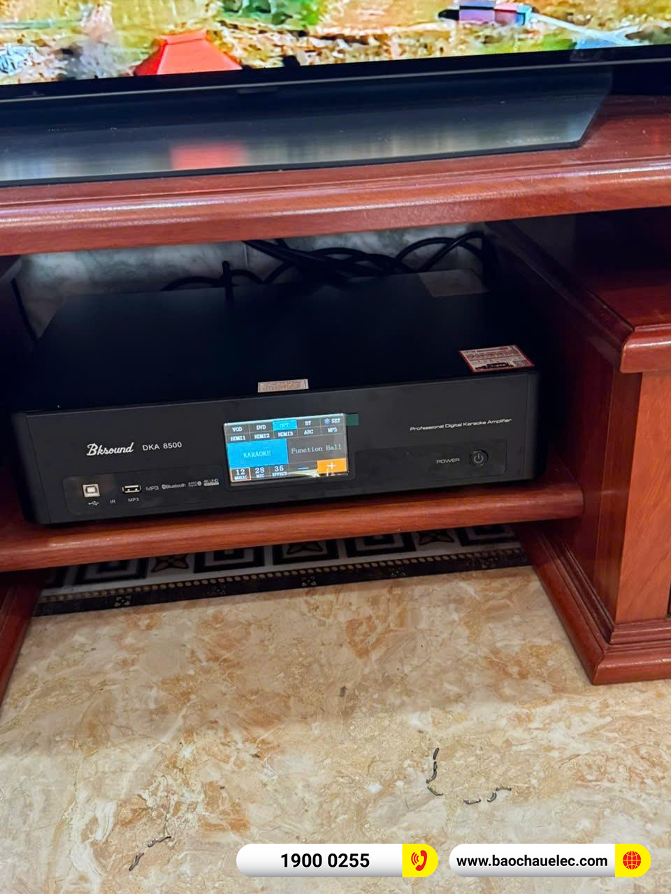 Lắp đặt d&agrave;n karaoke BIK hơn 29tr cho anh Hiệp tại B&igrave;nh Dương