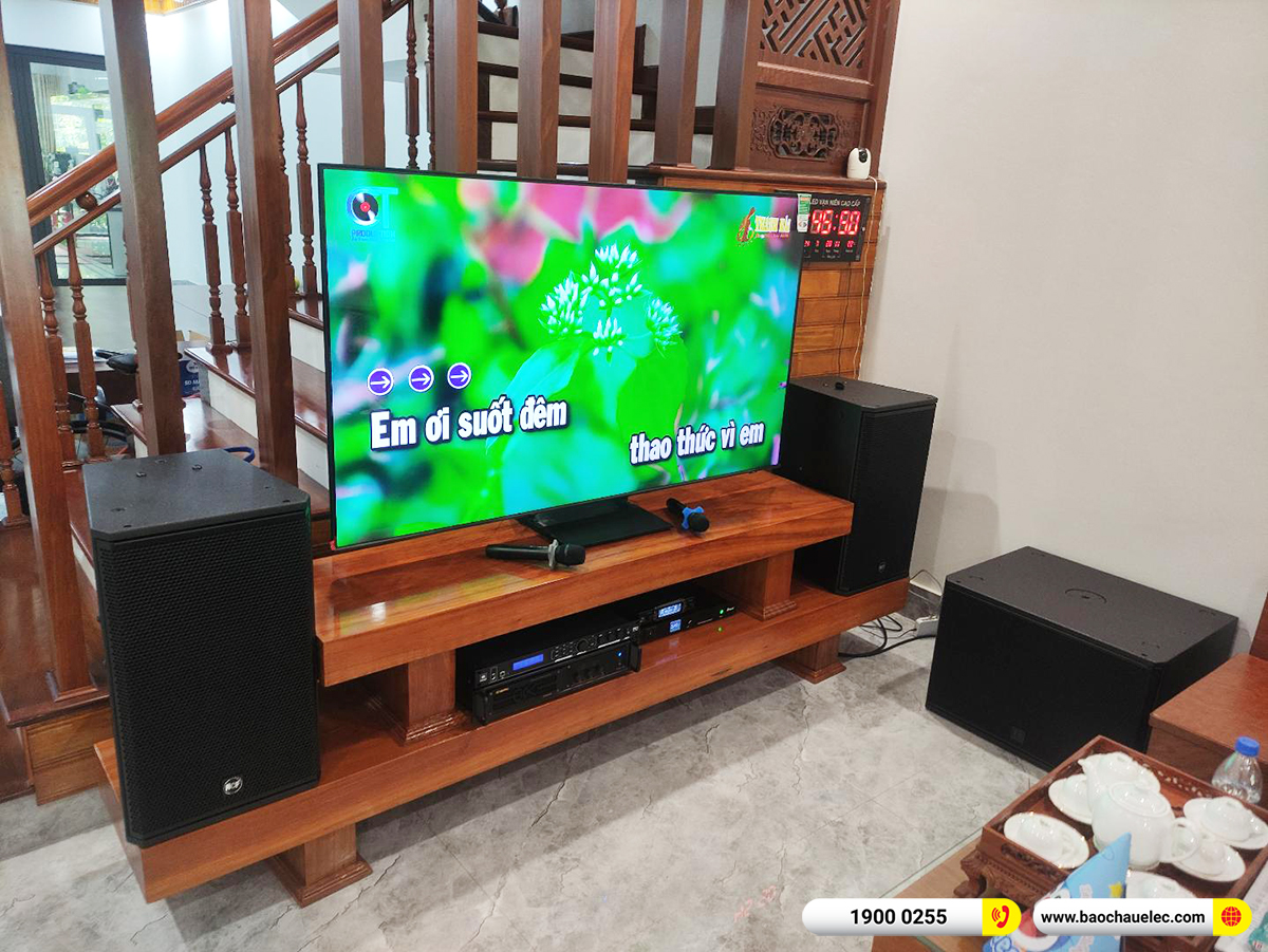 Lắp đặt d&agrave;n karaoke RCF hơn 95tr cho anh Hiệp tại Nam Định