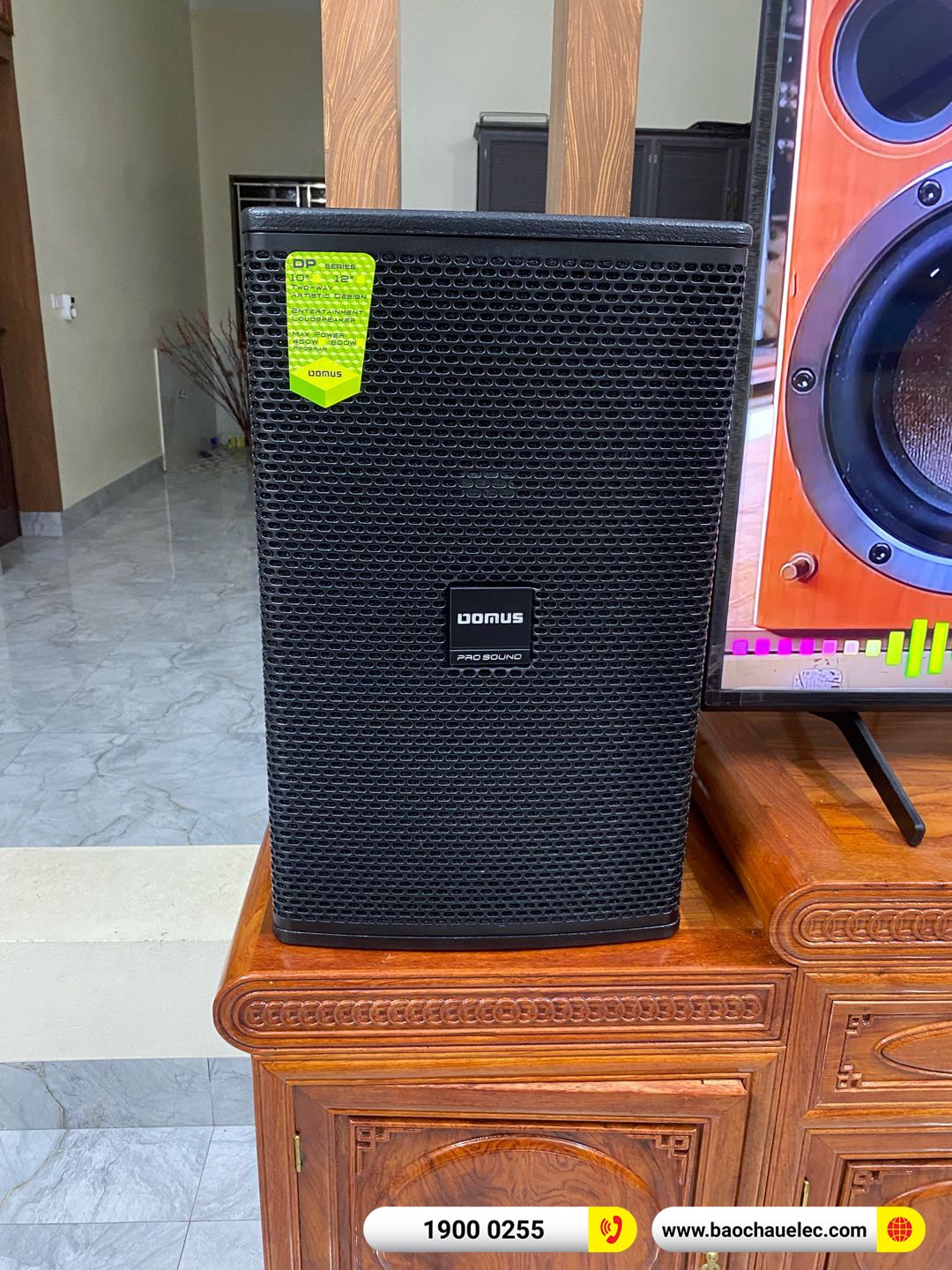Lắp đặt d&agrave;n karaoke Domus hơn 36tr cho anh Hiệu tại Ninh B&igrave;nh