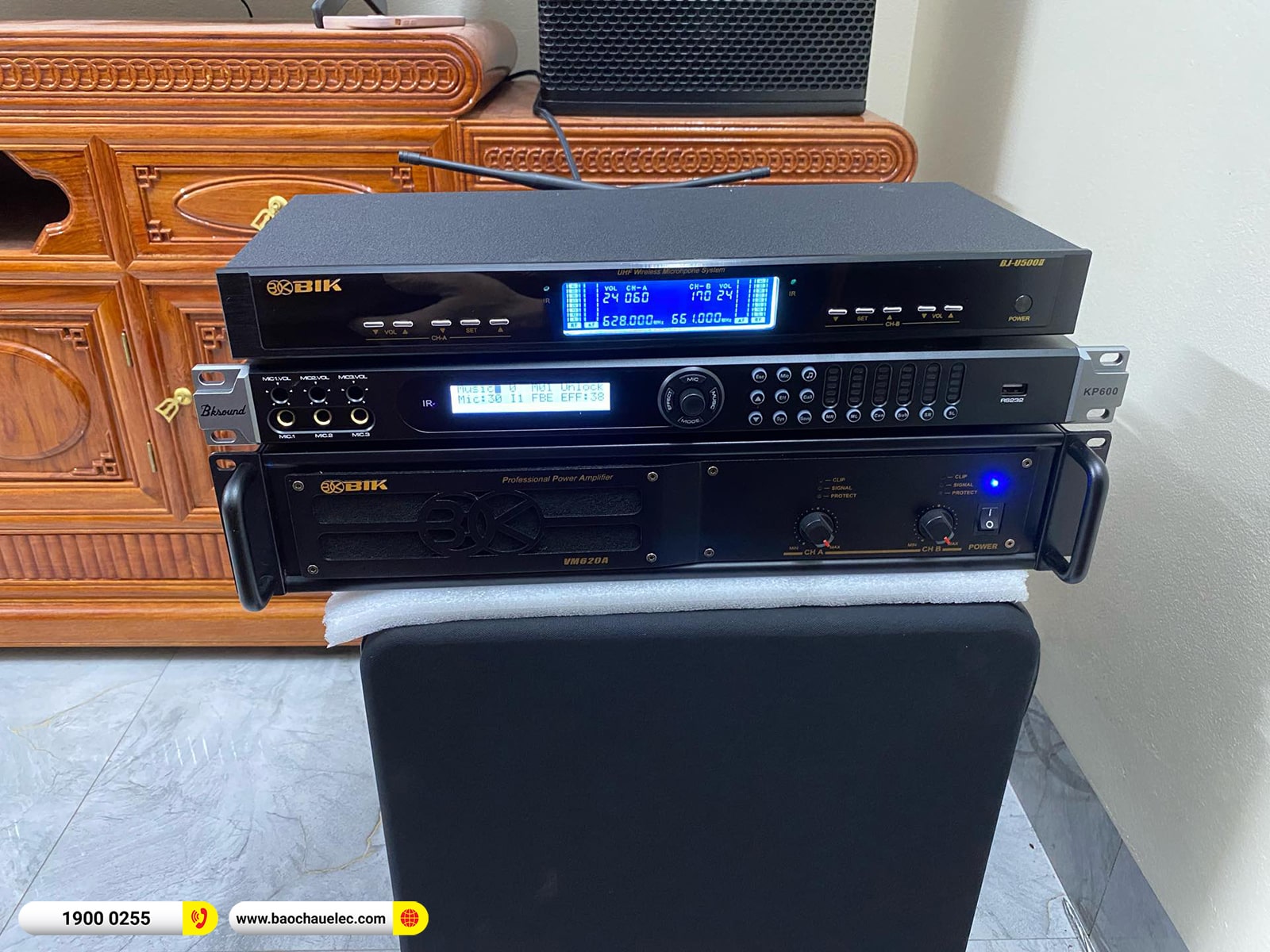 Lắp đặt d&agrave;n karaoke Domus hơn 36tr cho anh Hiệu tại Ninh B&igrave;nh