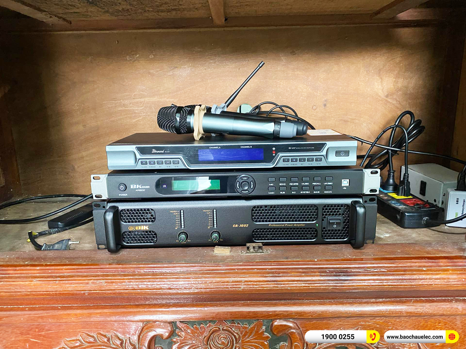 Lắp đặt dàn karaoke BIK gần 44tr cho anh Hình tại Nam Định