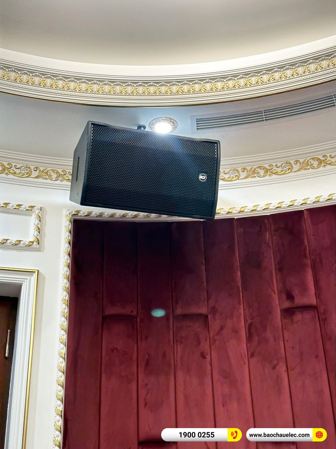 Lắp đặt d&agrave;n karaoke RCF hơn 300tr cho anh Hoa tại H&agrave; Nội 