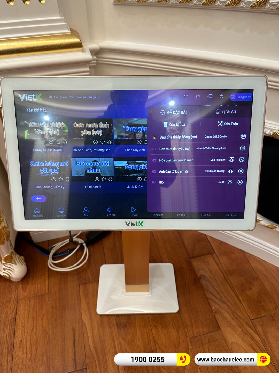 Lắp đặt d&agrave;n karaoke RCF hơn 300tr cho anh Hoa tại H&agrave; Nội 