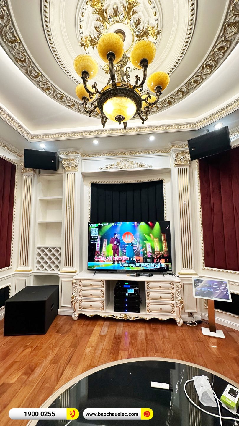Lắp đặt d&agrave;n karaoke RCF hơn 300tr cho anh Hoa tại H&agrave; Nội 