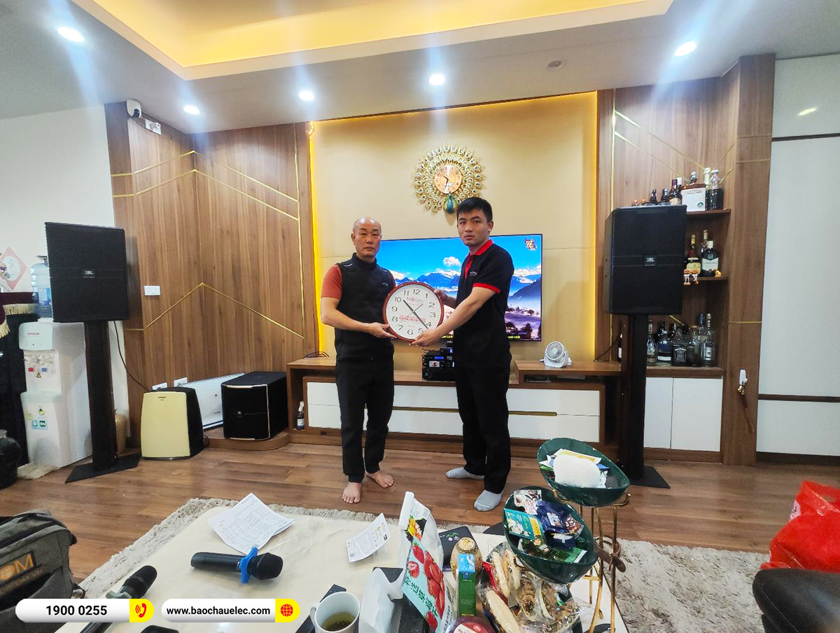 Lắp đặt d&agrave;n karaoke JBL gần 89tr cho anh Hoạch tại H&agrave; Nội