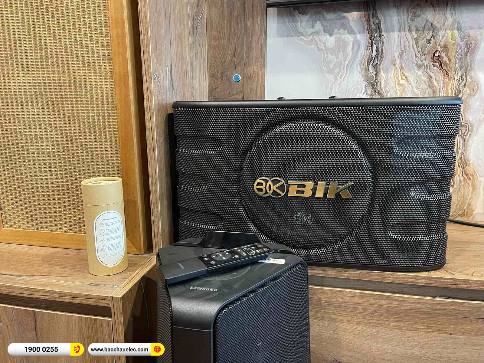 Lắp đặt d&agrave;n karaoke BIK hơn 37tr cho anh Ho&agrave;n tại H&agrave; Nội