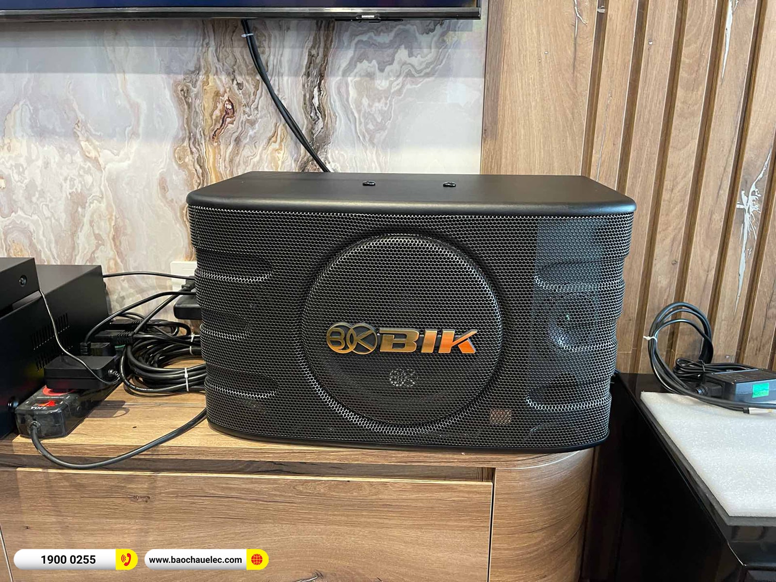 Lắp đặt d&agrave;n karaoke BIK hơn 37tr cho anh Ho&agrave;n tại H&agrave; Nội