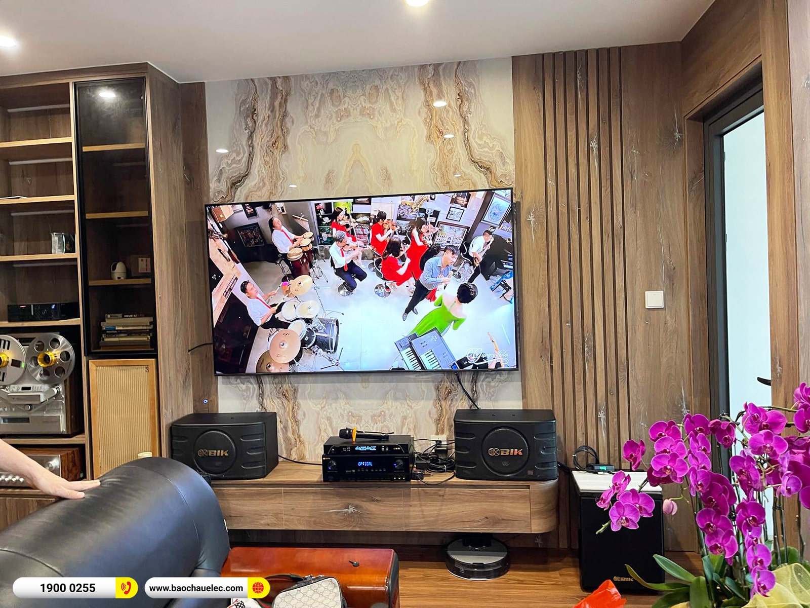 Lắp đặt d&agrave;n karaoke BIK hơn 37tr cho anh Ho&agrave;n tại H&agrave; Nội