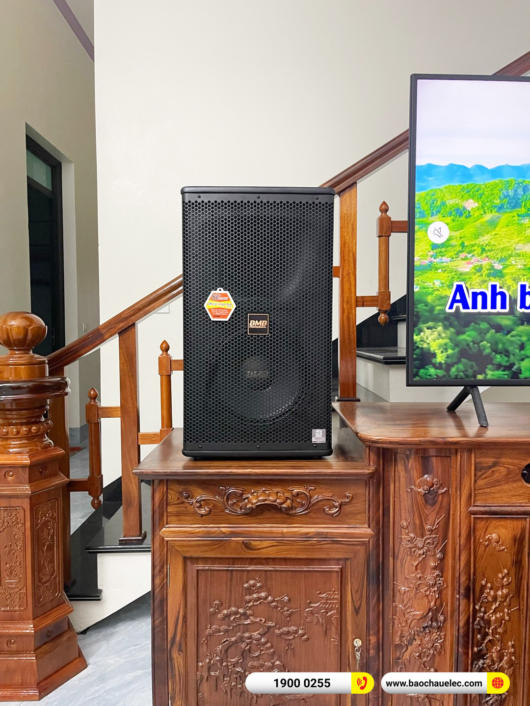 Lắp đặt d&agrave;n karaoke BMB hơn 37tr cho anh Ho&agrave;n tại Hưng Y&ecirc;n (BMB 1210SE, Denon DP-N1600,&hellip;) 
