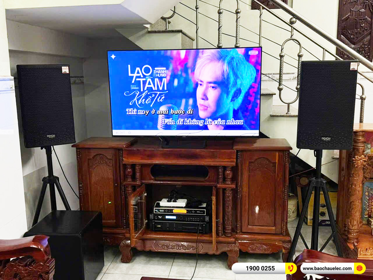 Lắp đặt d&agrave;n karaoke Denon gần 37tr cho anh Ho&agrave;ng tại Đồng Nai 