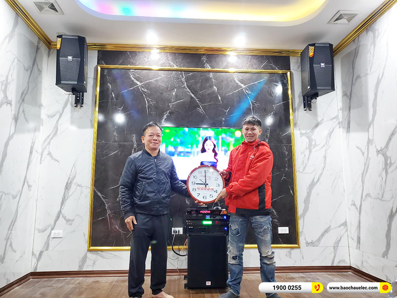 Lắp đặt dàn karaoke JBL hơn 50tr cho anh Hợi tại Hà Nội (JBL XS10, VM620A, BPR-5600, SW612B, BJ-U600, BKSound M8)