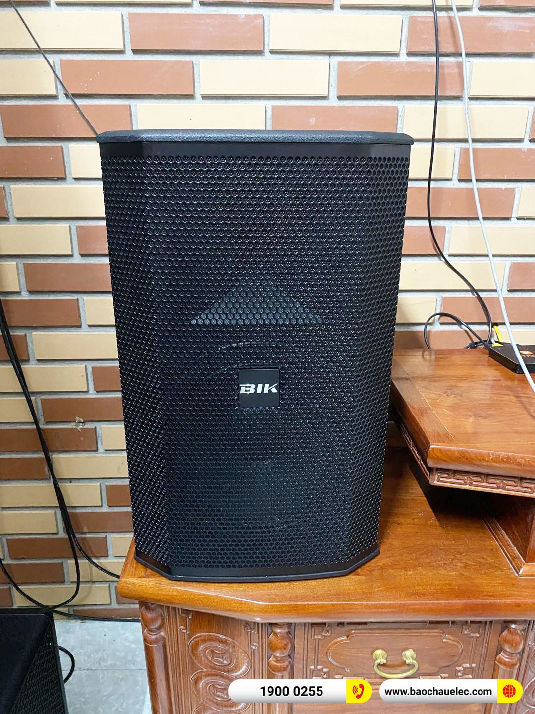 Lắp đặt dàn karaoke BIK hơn 51tr cho anh Hồng tại Nam Định (BIK BSP 412II, CA-J804, BPR-8600, W66 Plus, BJ-U600)
