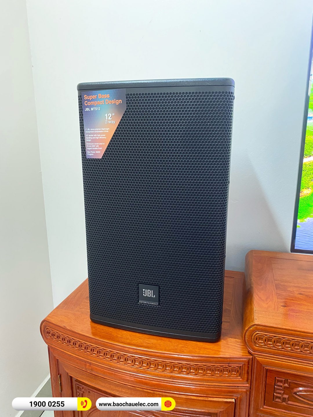 Lắp đặt d&agrave;n karaoke JBL gần 59tr cho anh Huấn tại Hải Dương (JBL MTS12, Crown T7, JBL VX8, JBL VM300)