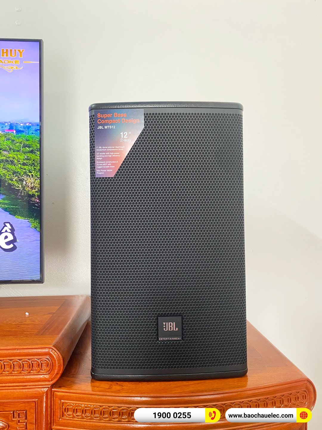 Lắp đặt d&agrave;n karaoke JBL gần 59tr cho anh Huấn tại Hải Dương (JBL MTS12, Crown T7, JBL VX8, JBL VM300)