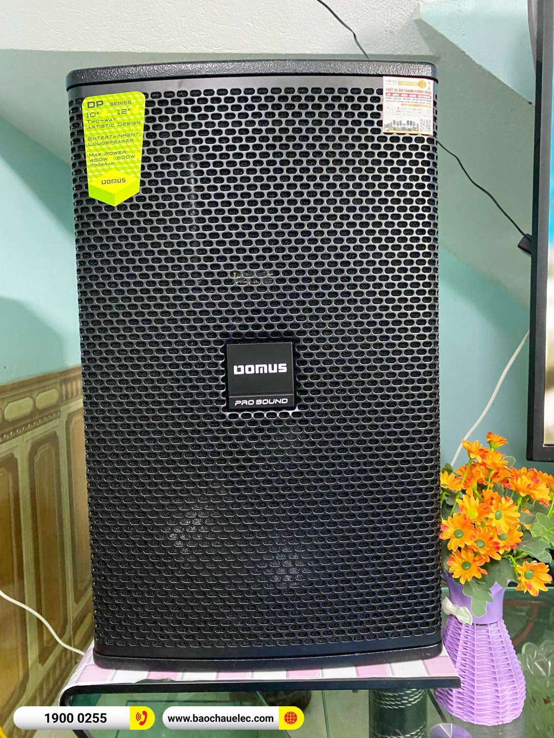 Lắp đặt d&agrave;n karaoke Domus hơn 35tr cho anh Hưởng tại Bắc Ninh