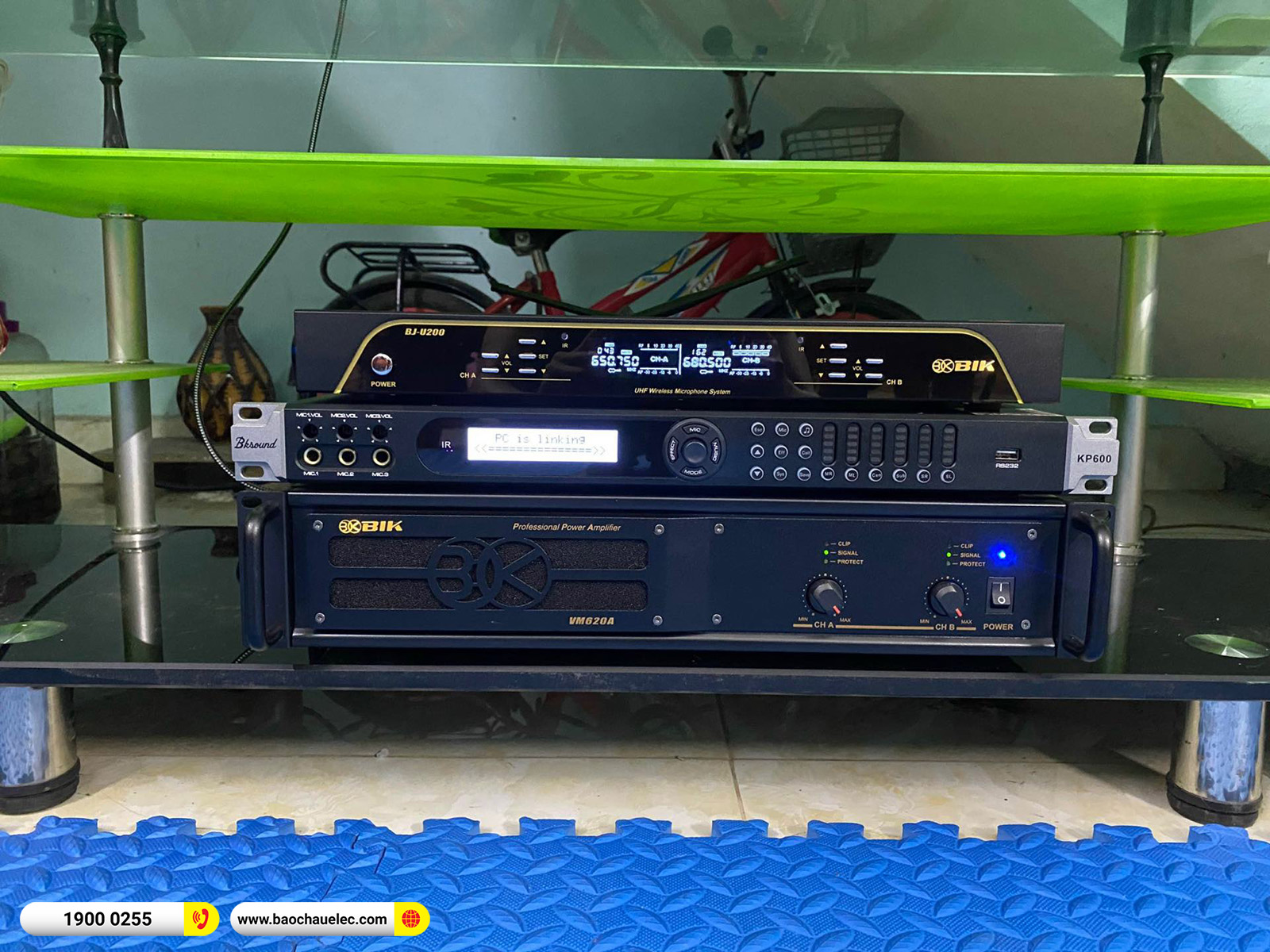 Lắp đặt d&agrave;n karaoke Domus hơn 35tr cho anh Hưởng tại Bắc Ninh