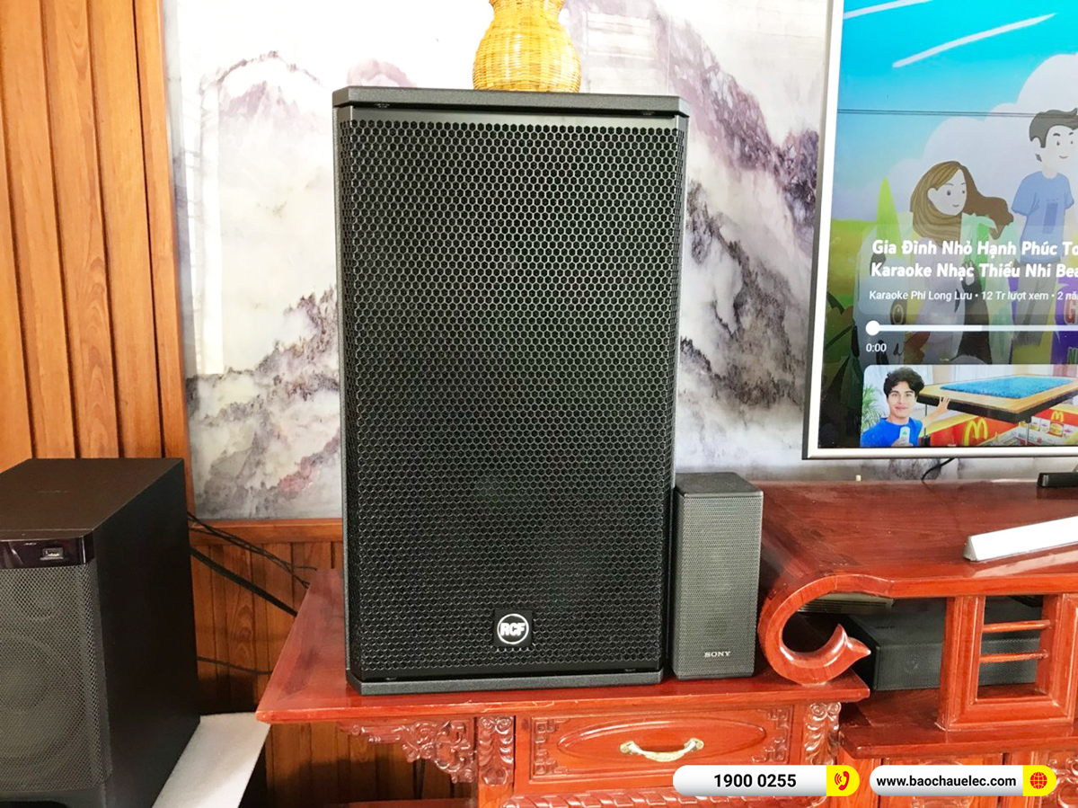 Lắp đặt d&agrave;n karaoke RCF hơn 70tr cho anh Hướng tại Nam Định