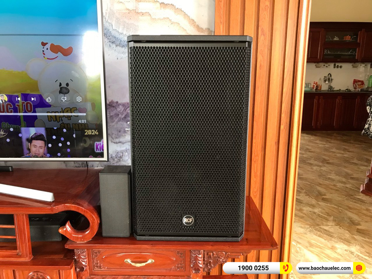 Lắp đặt d&agrave;n karaoke RCF hơn 70tr cho anh Hướng tại Nam Định