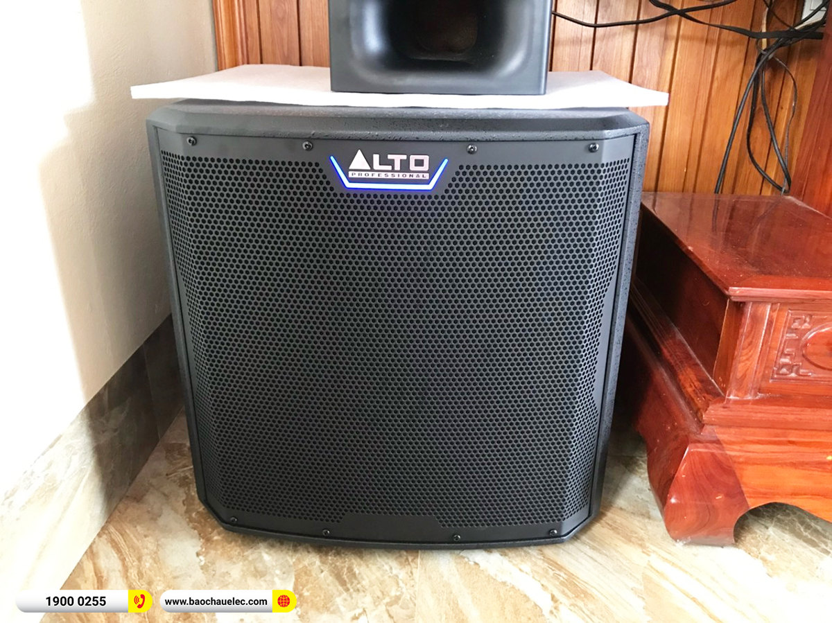 Lắp đặt d&agrave;n karaoke RCF hơn 70tr cho anh Hướng tại Nam Định