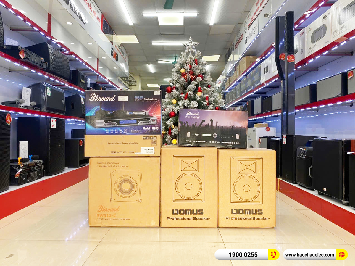 Lắp đặt d&agrave;n karaoke Domus hơn 29tr cho anh Huy tại Bắc Ninh