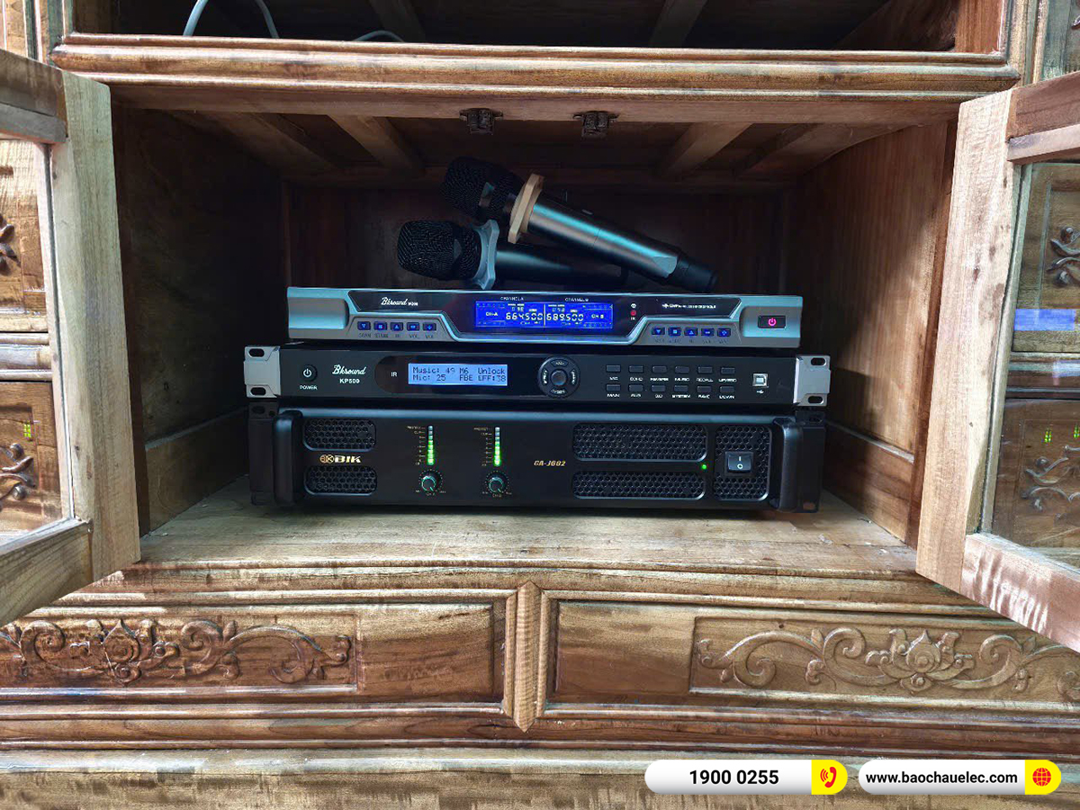 Lắp đặt d&agrave;n karaoke Domus hơn 29tr cho anh Huy tại Bắc Ninh