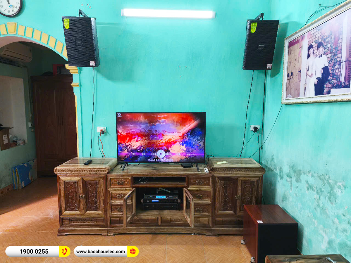 Lắp đặt d&agrave;n karaoke Domus hơn 29tr cho anh Huy tại Bắc Ninh
