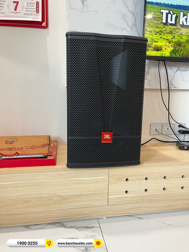 Lắp đặt d&agrave;n karaoke JBL hơn 59tr cho anh Kh&aacute;nh tại H&agrave; Nội (JBL CV1270, JBL V8, KX180A, JBL VM200)