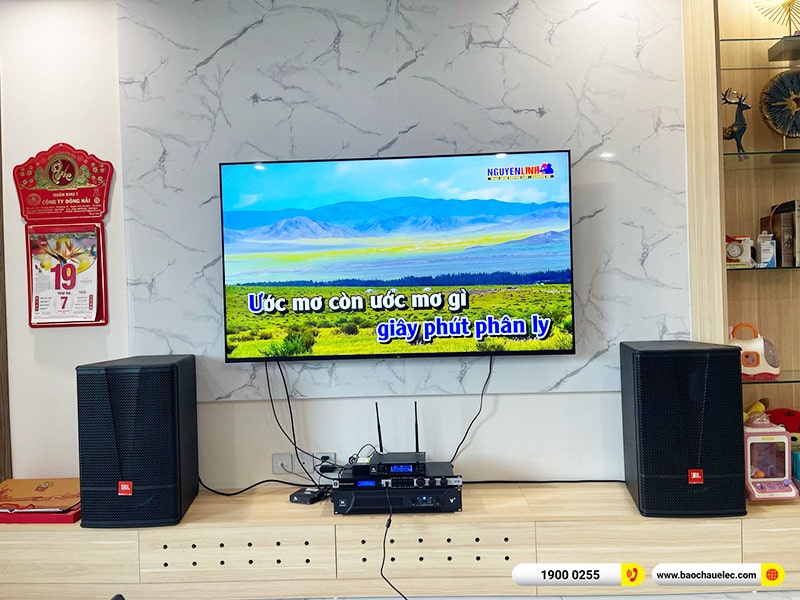 Lắp đặt d&agrave;n karaoke JBL hơn 59tr cho anh Kh&aacute;nh tại H&agrave; Nội (JBL CV1270, JBL V8, KX180A, JBL VM200)