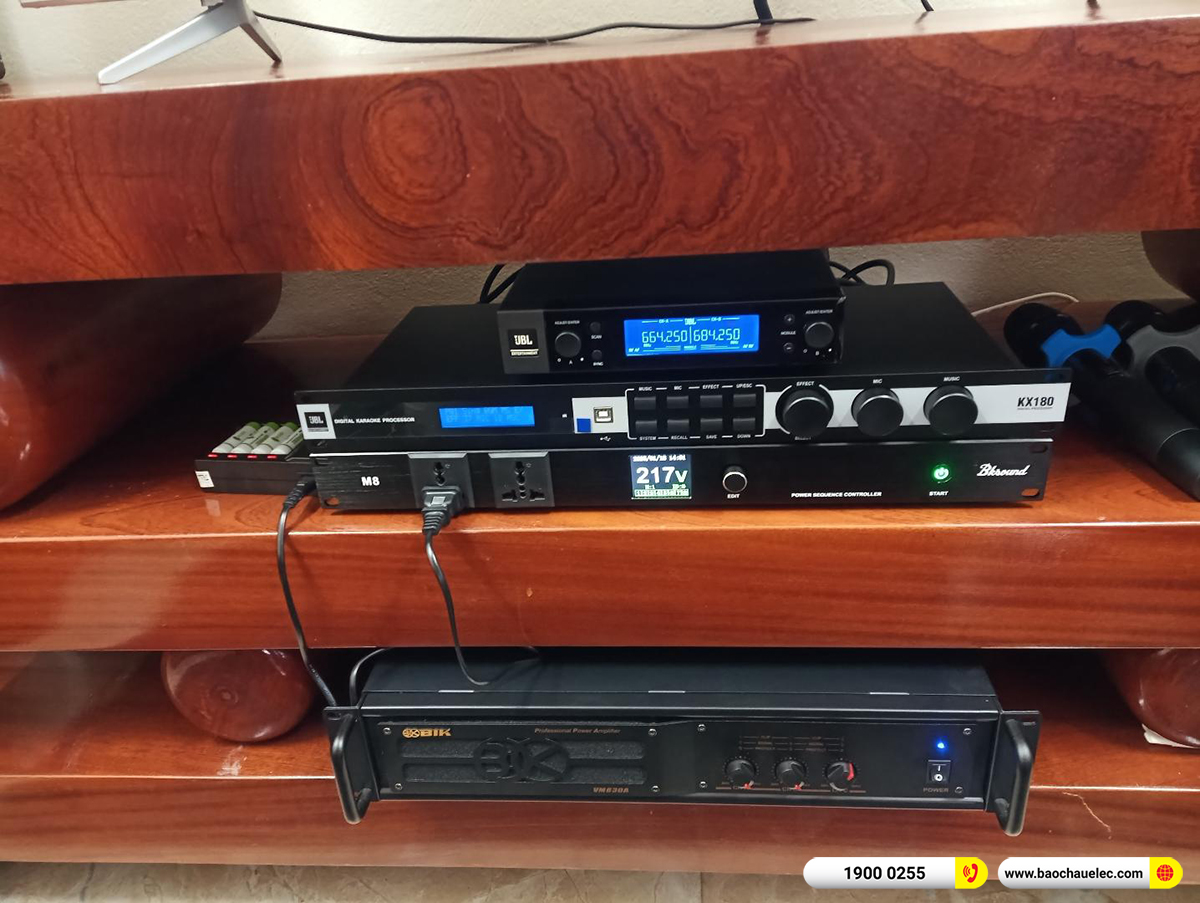 Lắp đặt d&agrave;n karaoke JBL hơn 64tr cho anh Khi&ecirc;m tại Th&aacute;i B&igrave;nh